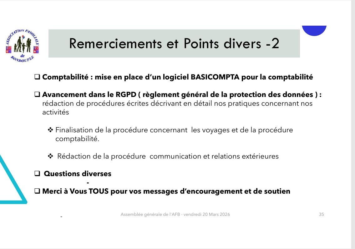 Assemblée générale ordinaire